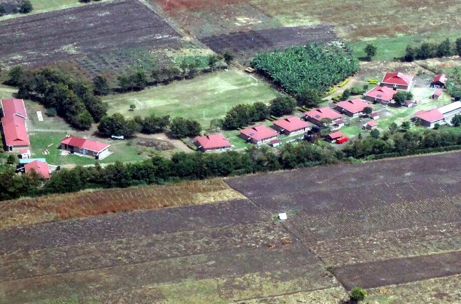 Aerial view of NOTDEC's village